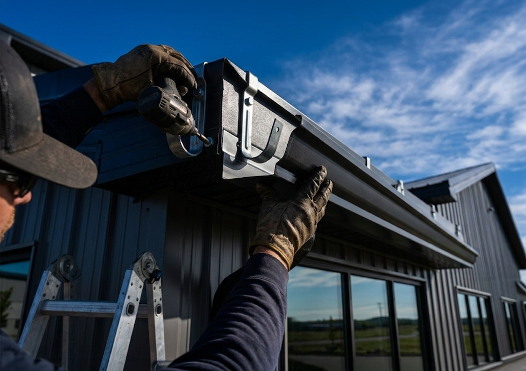Commercial Gutter Installation in Edmonton